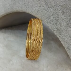 2.4 Side cutting Micropolish bangles plain design (set of 4)