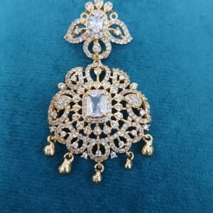 Full white stones Micropolish pendant