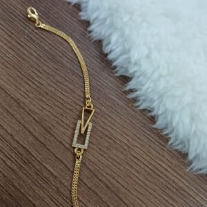 Rectangle pattern Micropolish bracelet