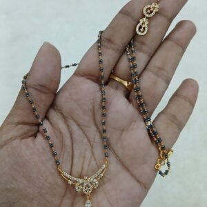 Diamond copy kattutheega blackdiamonds chain with pendant and earrings