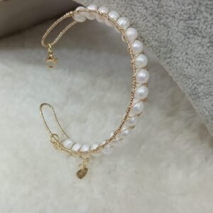 Real fresh water pearls adjustable bracelet kada (2.6 & 2.8)