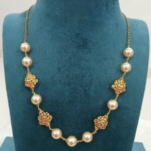Lakshmi nakshi balls with 10mm real swarouski beads